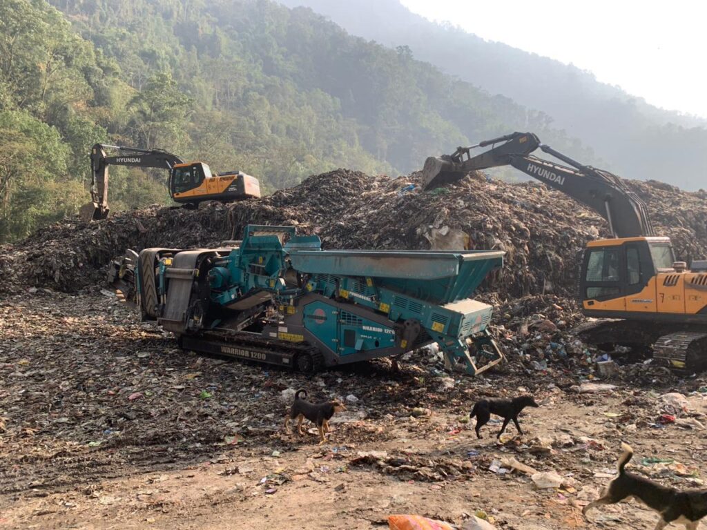 Waste management under UDD Sikkim by GNS Builders