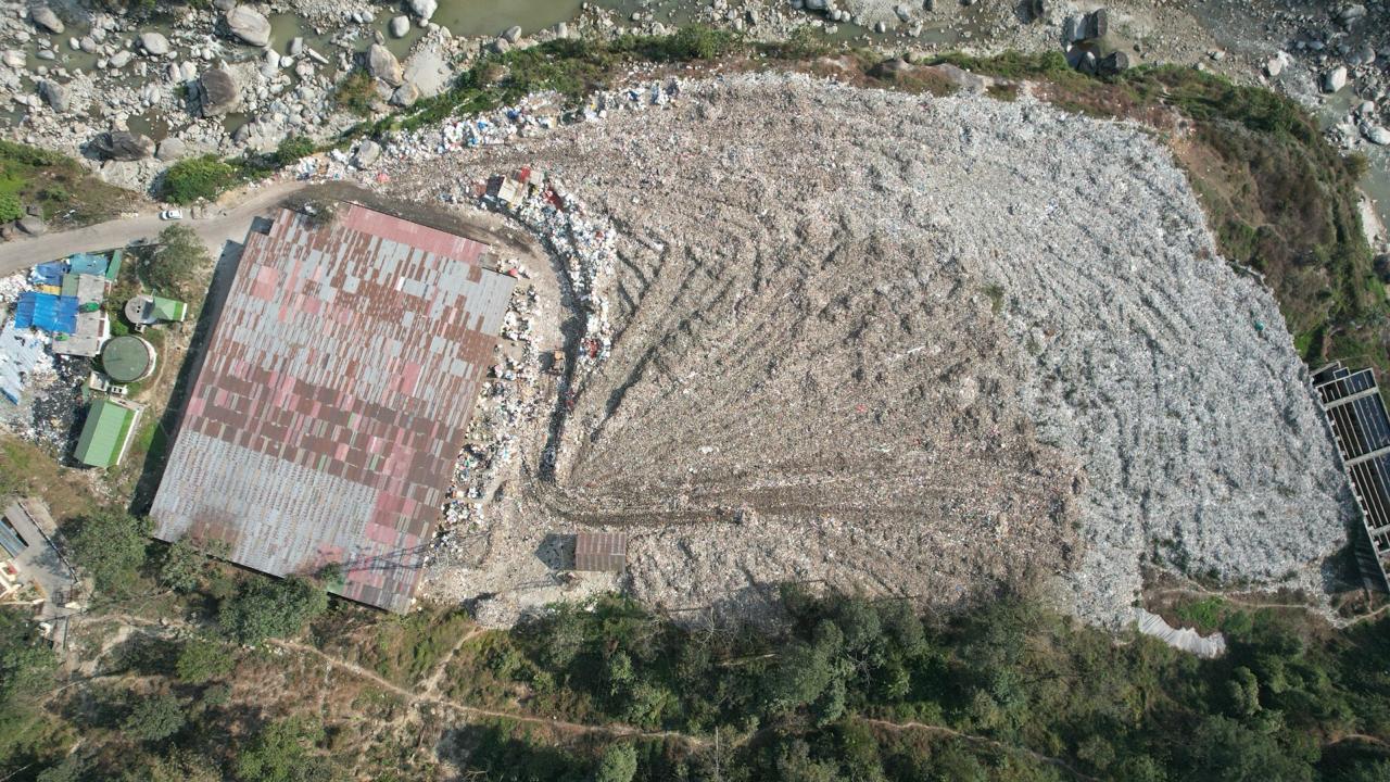 Bioming of Legacy waste sikkim by GNS Builders